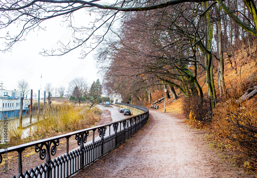 Walkway in Blankenese, Hamburg