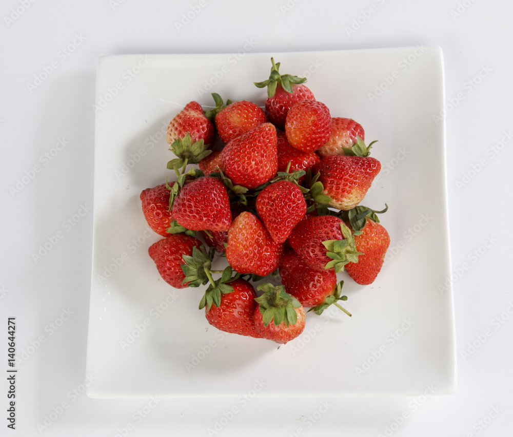 Strawberry isolated on white background