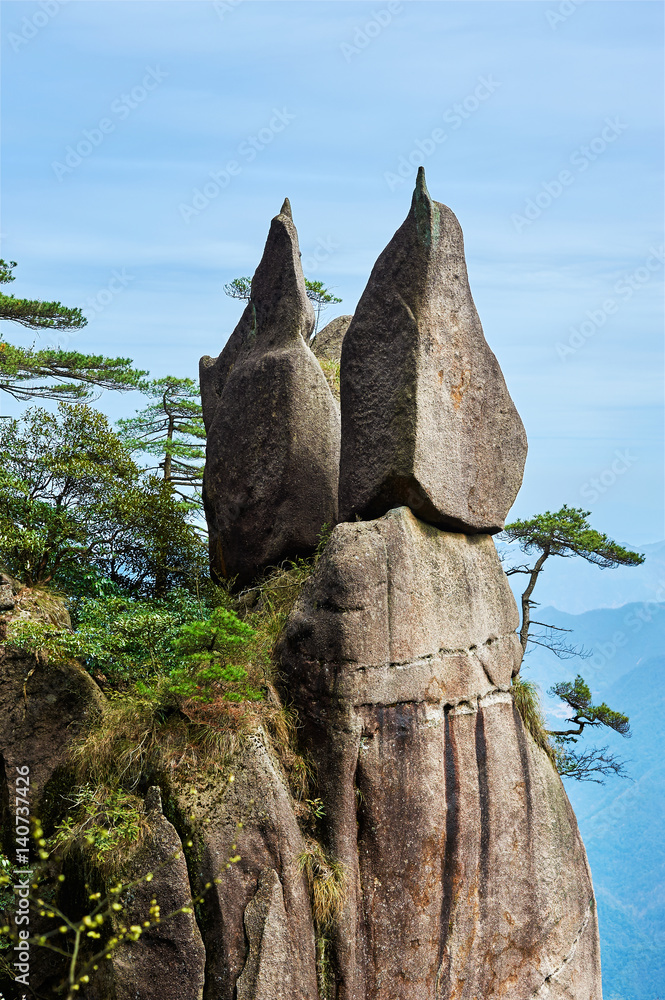 三清山泉景观。