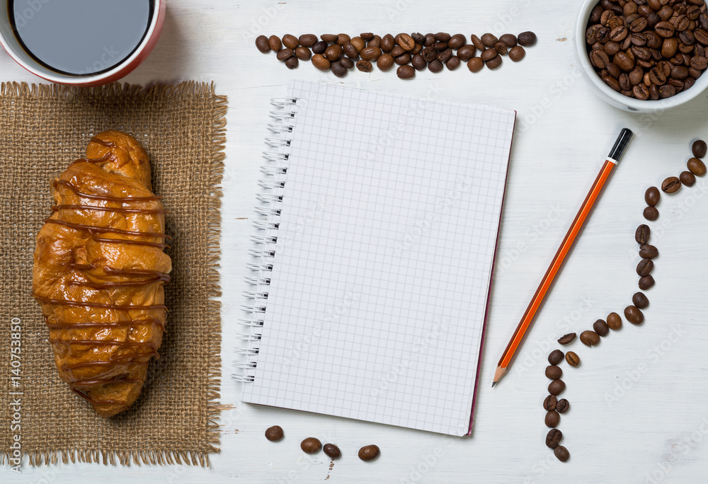 Coffee break with snack