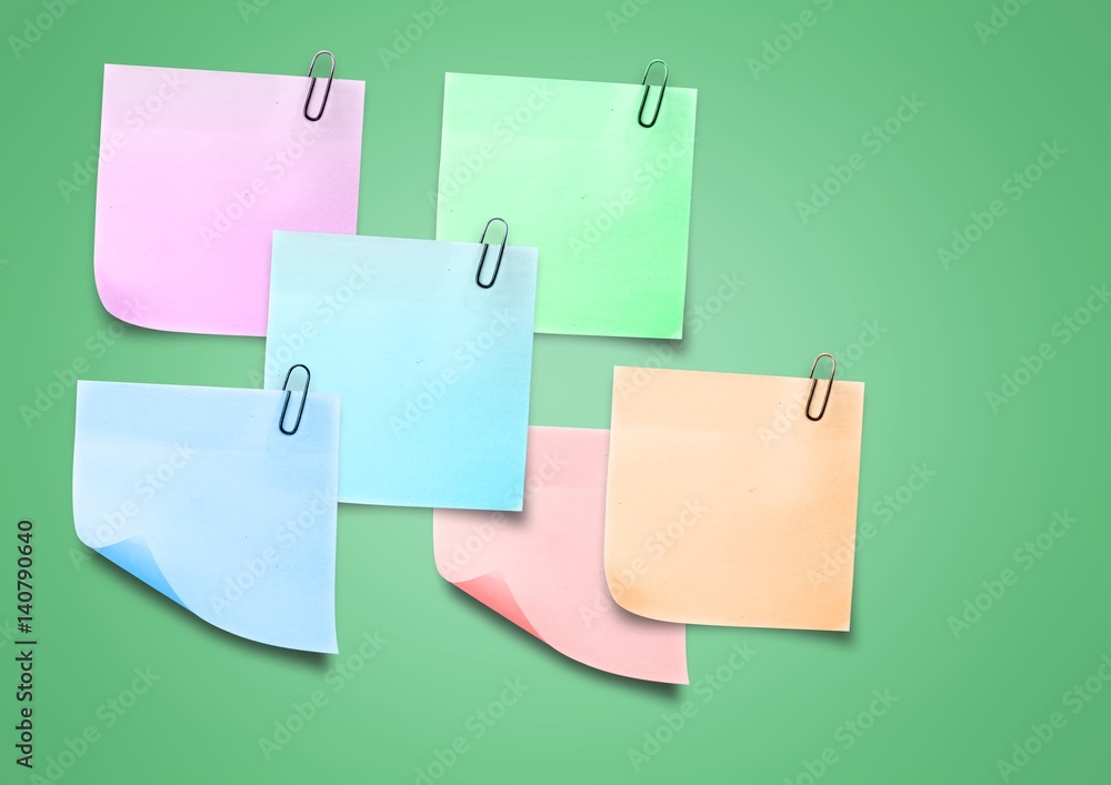 Sticky Note against a neutral green background