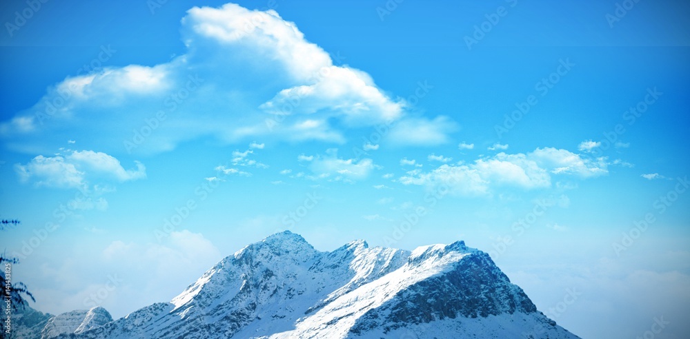 雪山美景