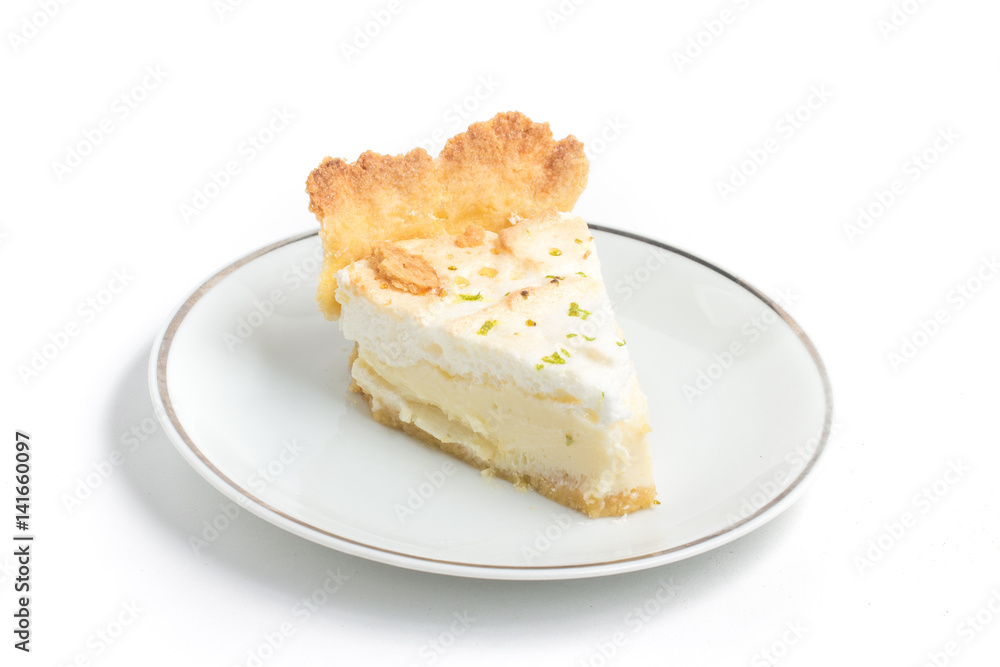 Slice of homemade Lemon Pie