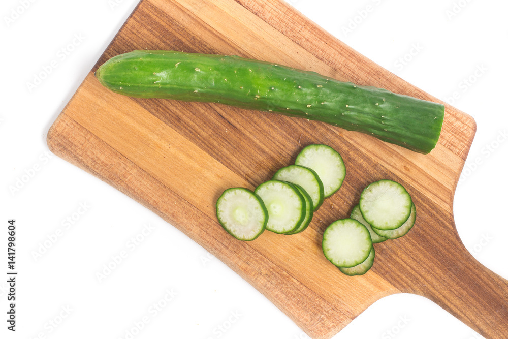 Fresh Sliced Cucumber