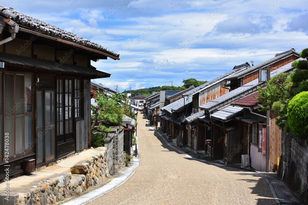 東海道関宿の街並み