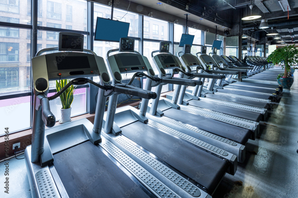 interior of modern gym