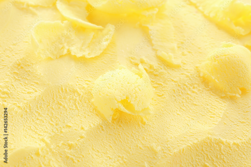 Background texture of color ice cream