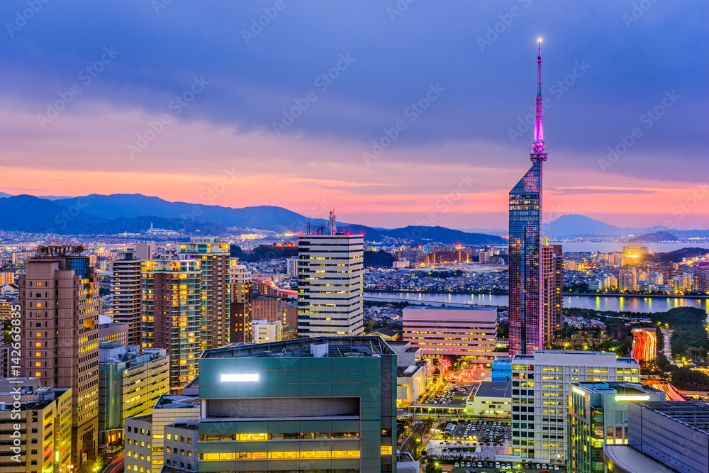 Fukuoka, Japan Skyline