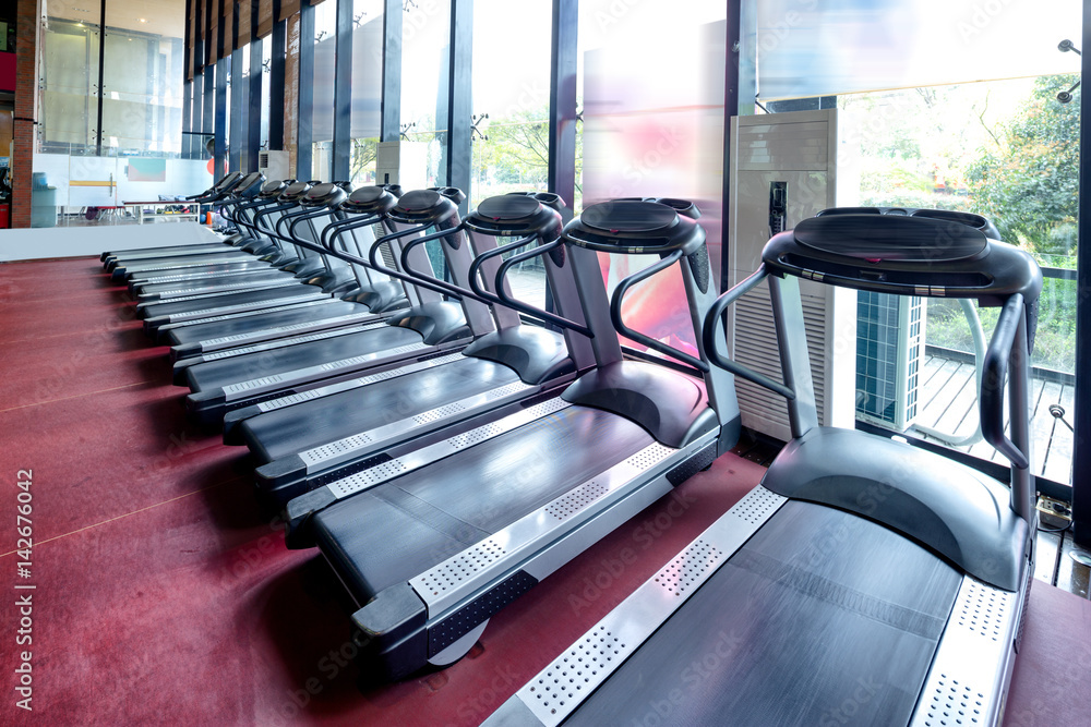 interior of modern gym