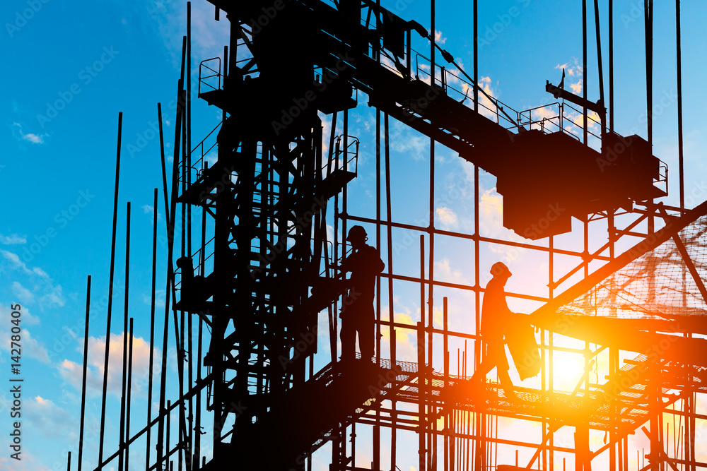 construction worker on construction site