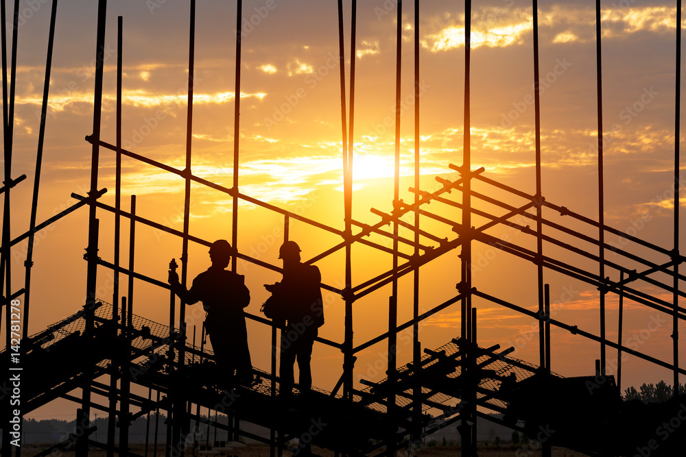 construction worker on construction site