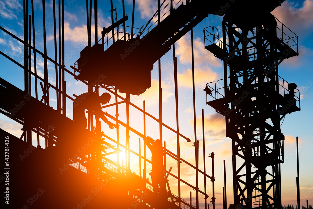 construction worker on construction site