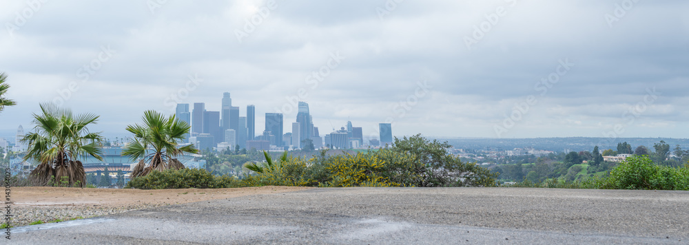  Los Angeles downtown skyline, California, USA