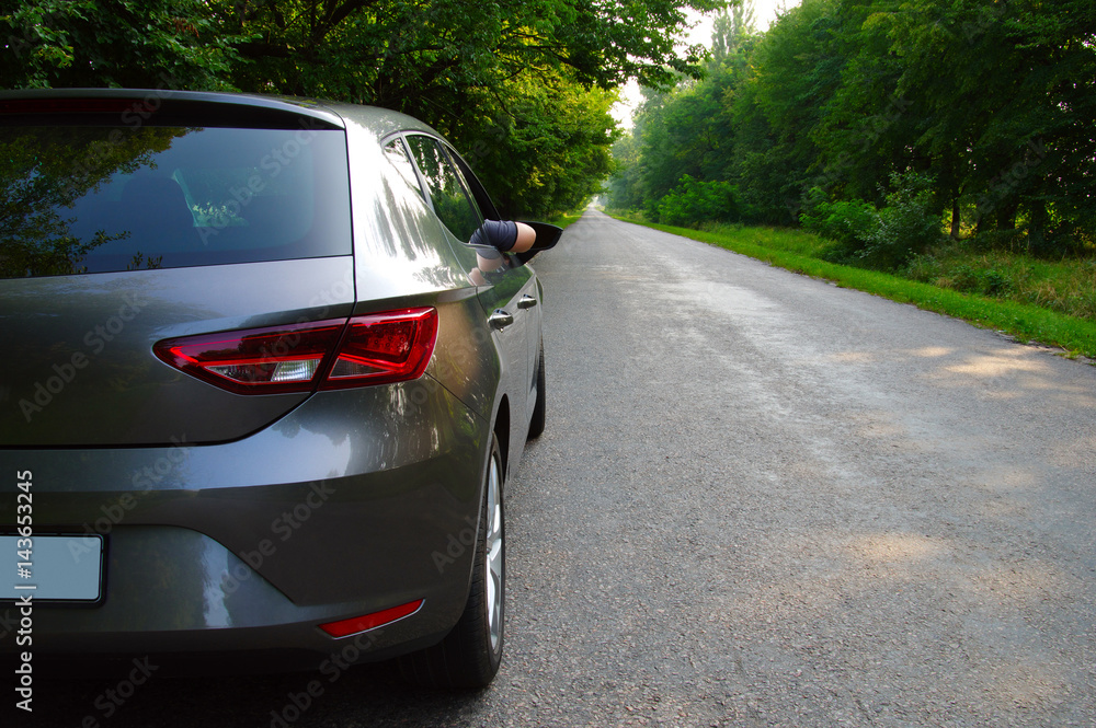  car and on the road