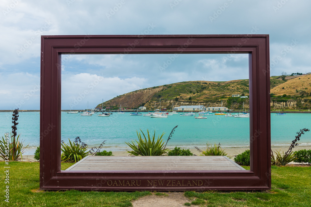 Harbour street in Oamaru