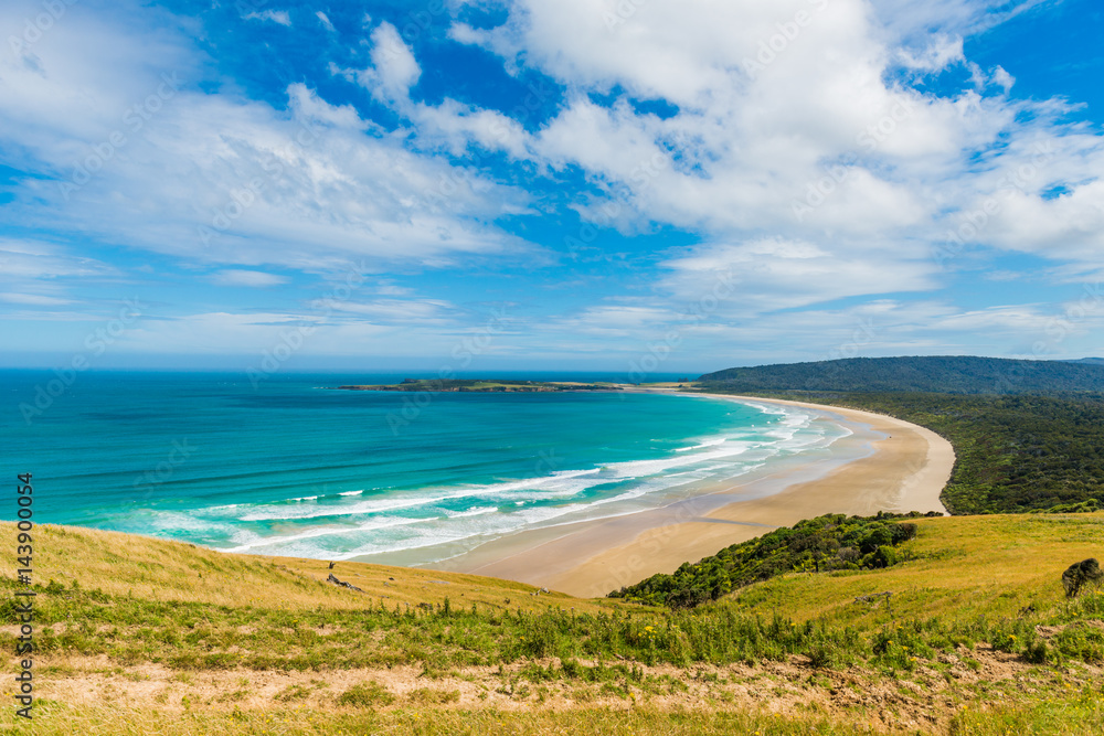 Northland sand beach near Cape Reinga New Zealand