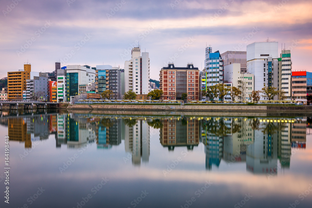 广岛，日本城市景观