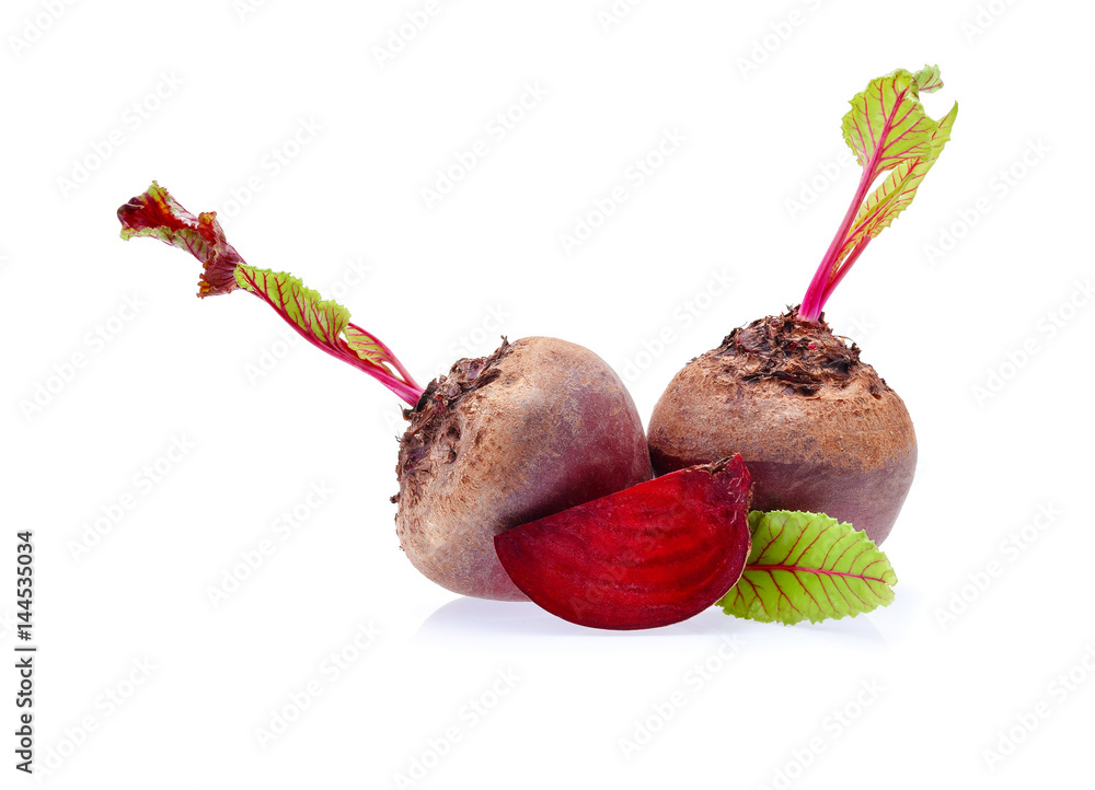 beetroot isolated on white background