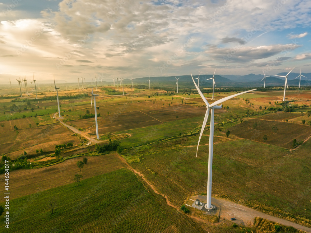 Wind Turbine, Wind Energy Concept.