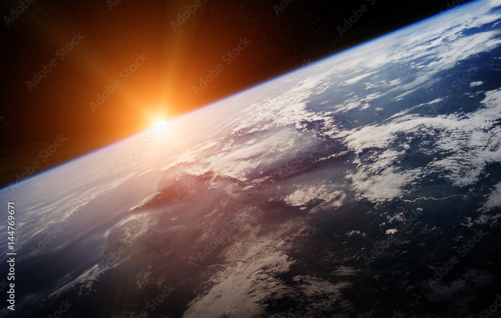 Planet Earth in space 3D rendering elements of this image furnished by NASA