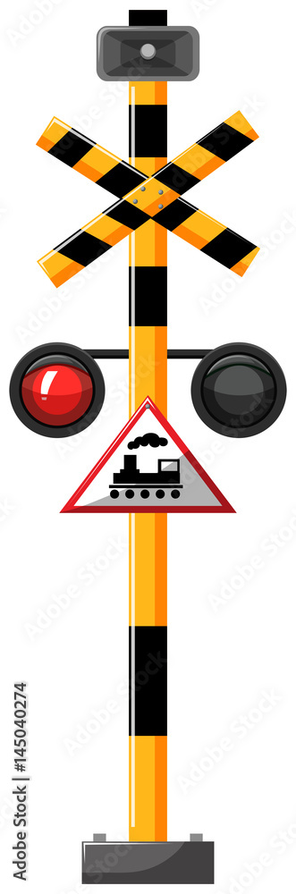 Traffic signal for train