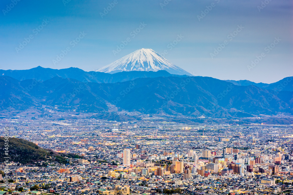 高富，日本与富士山