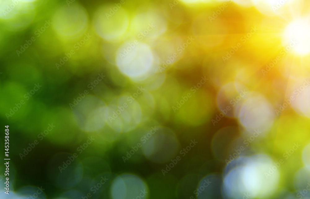 Green blurred background