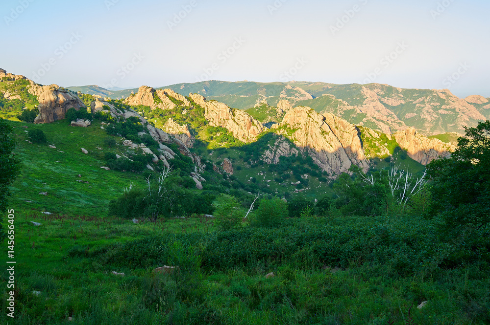 鹤溪腾全球地质公园青山区风景区