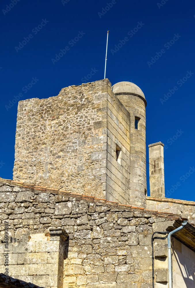 Buildings in Saint-Emilion, a UNESCO heritage site in France