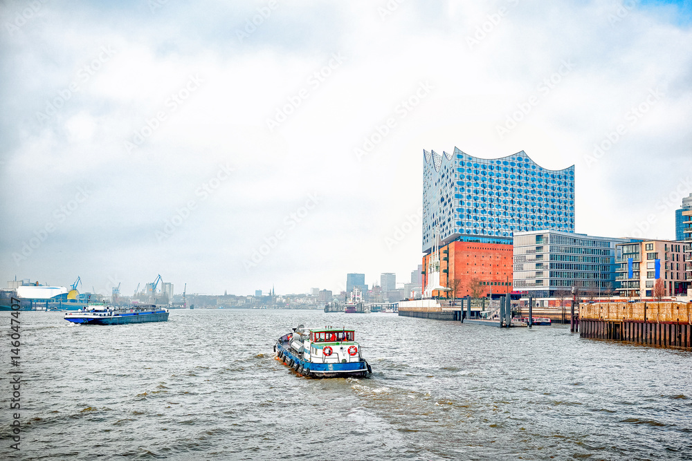 view of Hamburg city