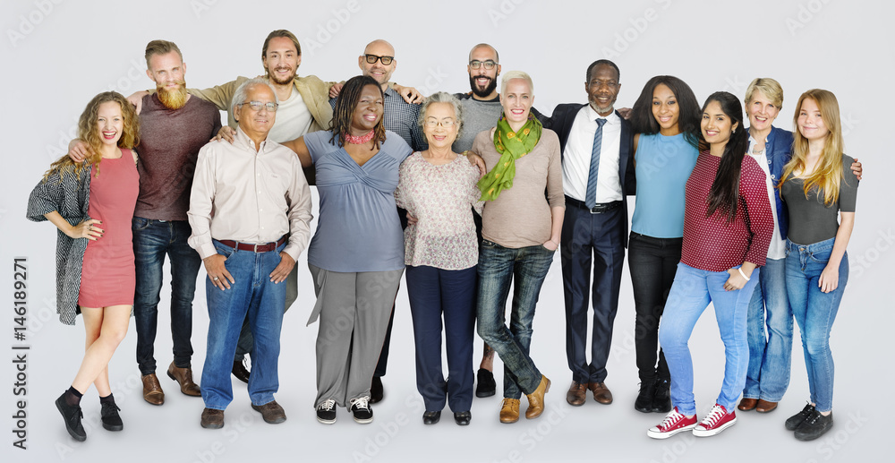 Diverse Group of People Community Togetherness Concept