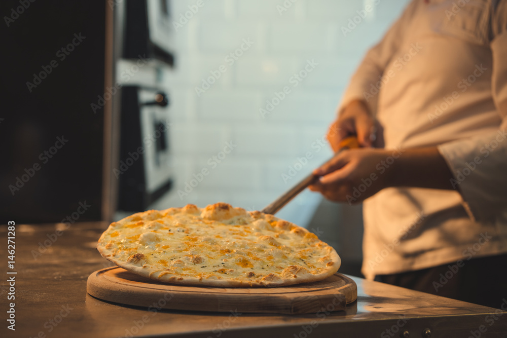 Baker at work