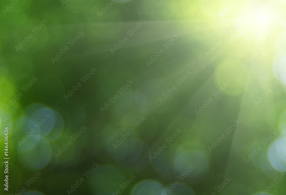 Green blurred background