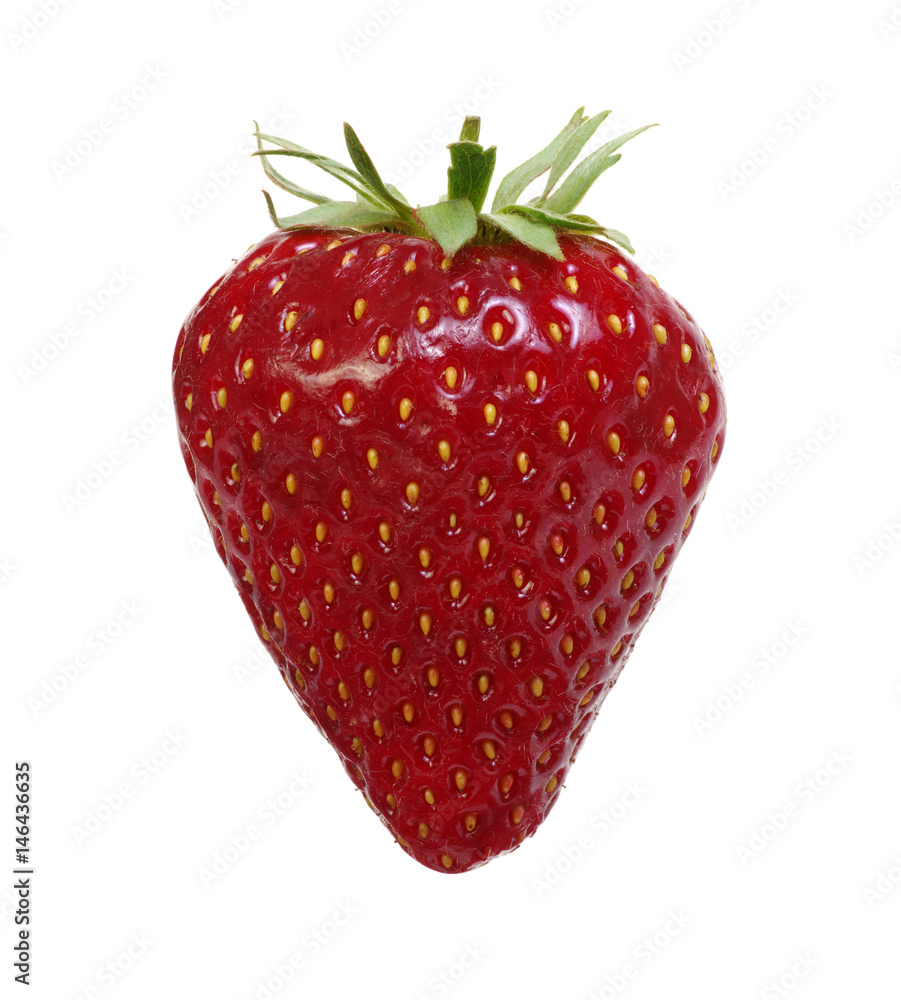 Strawberry isolated on white background.