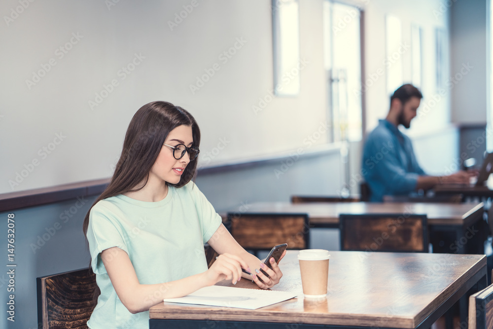 Smiling woman