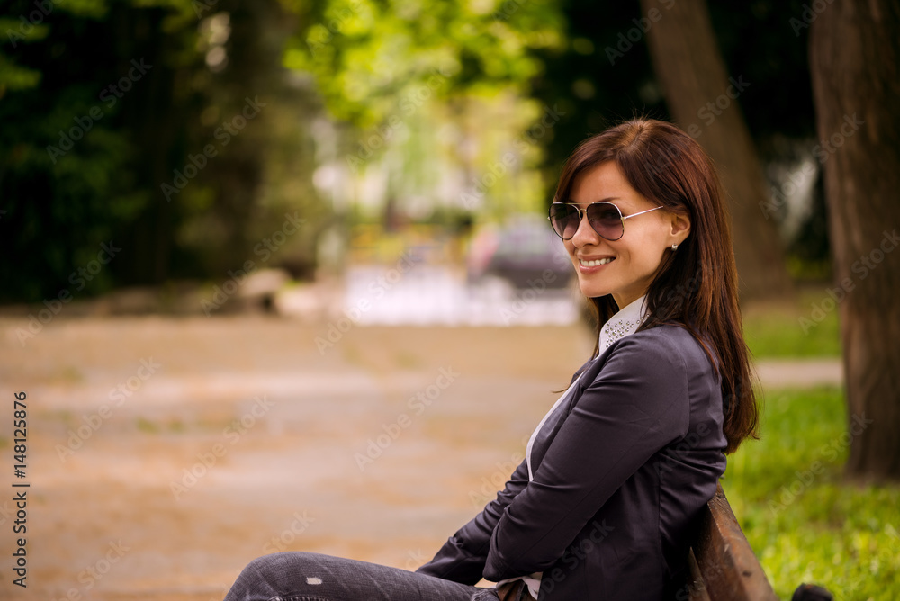 Portrait Of a Young Woman Smiling