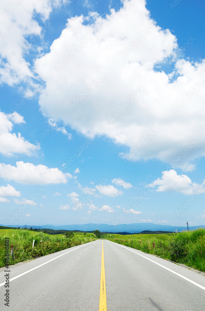 直線の道路