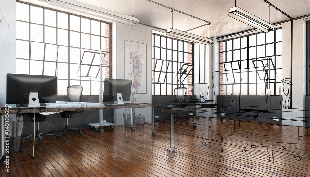 Industrial Office Area (design)