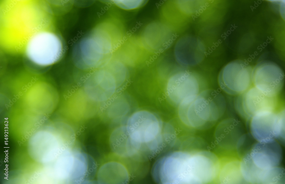 Green blurred background