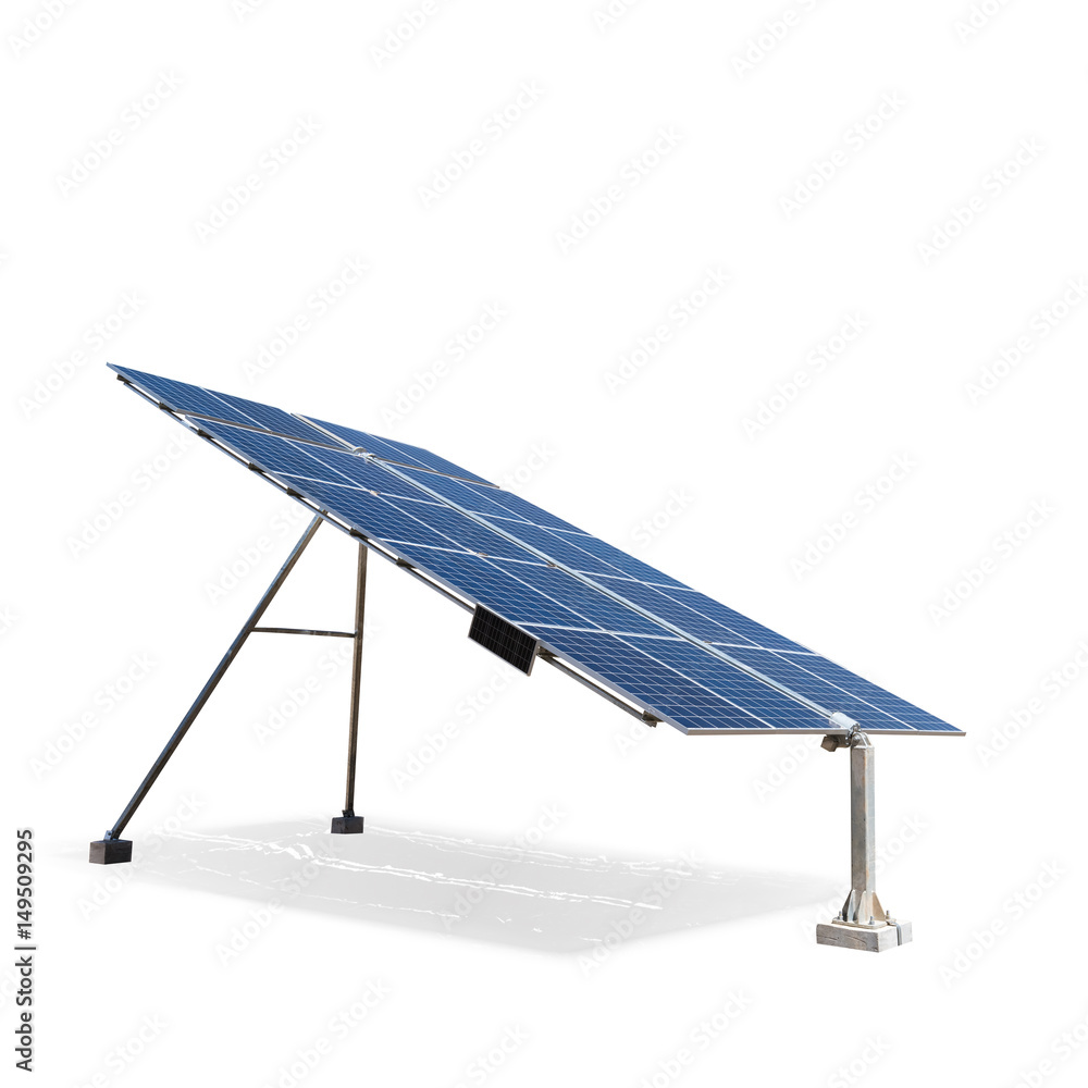 solar panel isolated