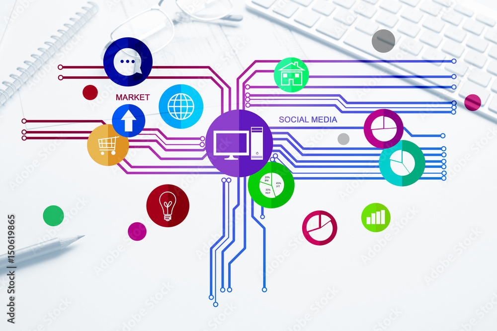 Interface design for mobile and web application