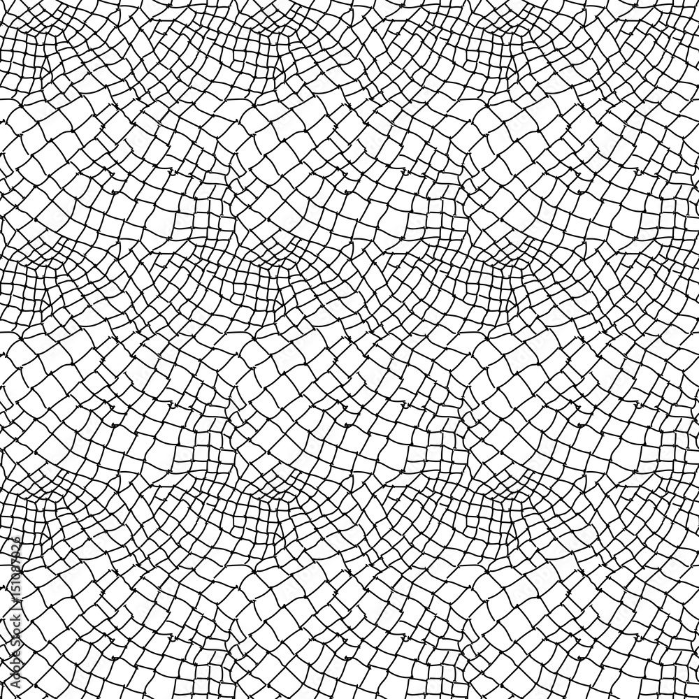 Black and White Abstract Background Seamless Pattern. Vector Ill