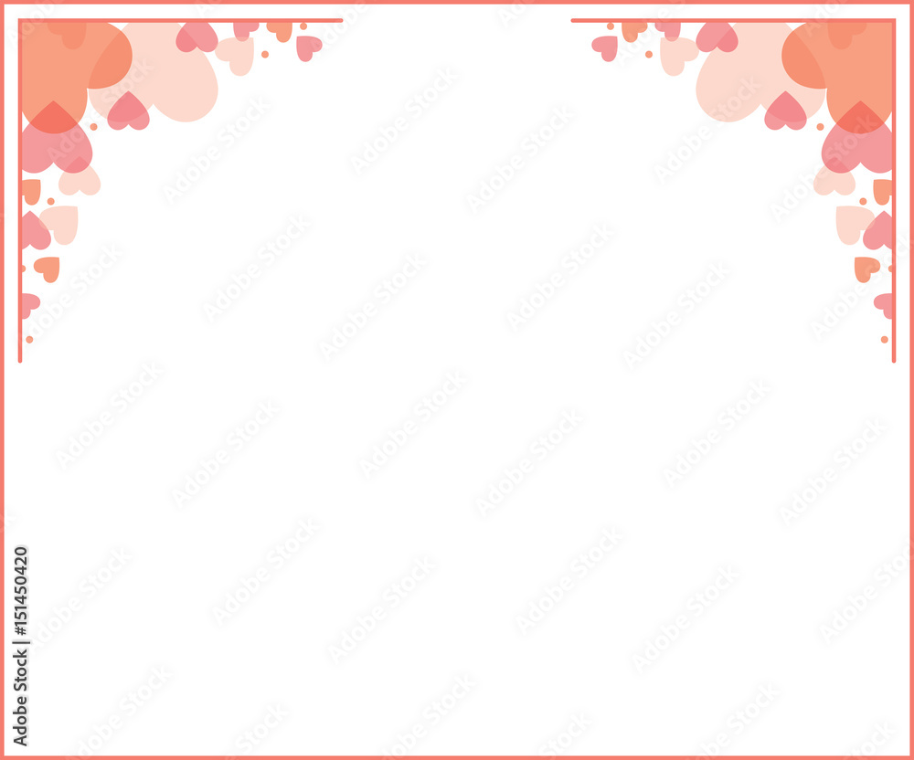 Vector illustration of a rectangular frame