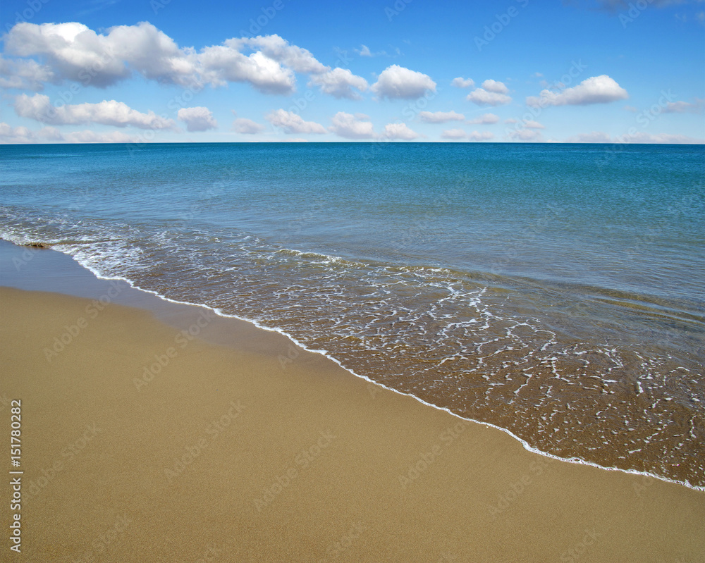 beach and sea