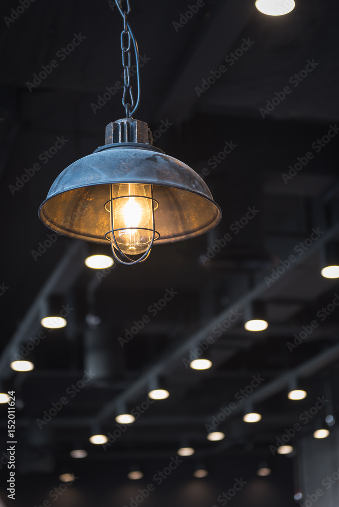 indoor light in coffee shop