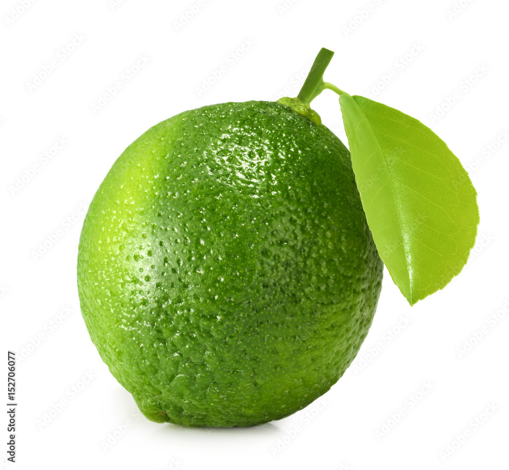 Lime isolated on white background