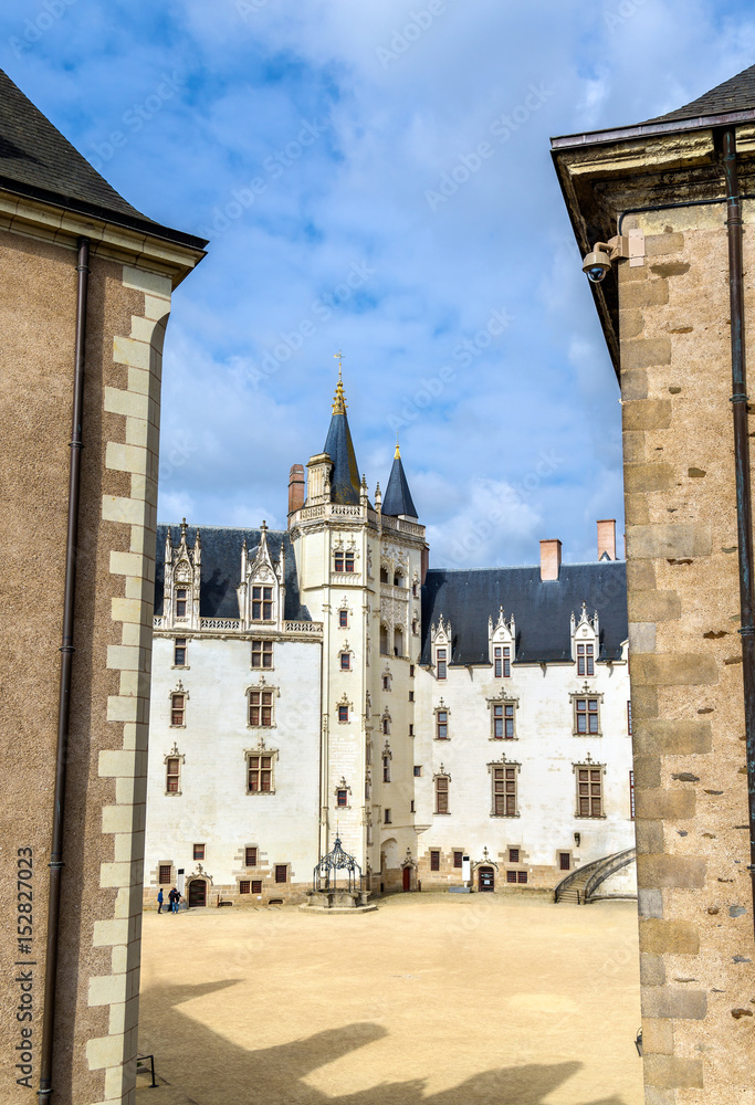 Castle of the Dukes of Brittany in Nantes, France