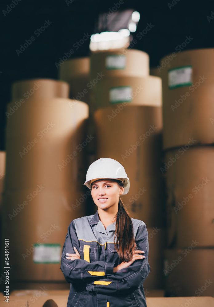 paper mill factory worker