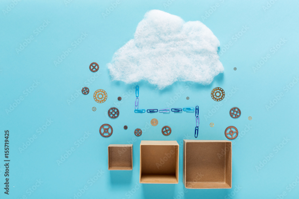 Cloud computing concept image