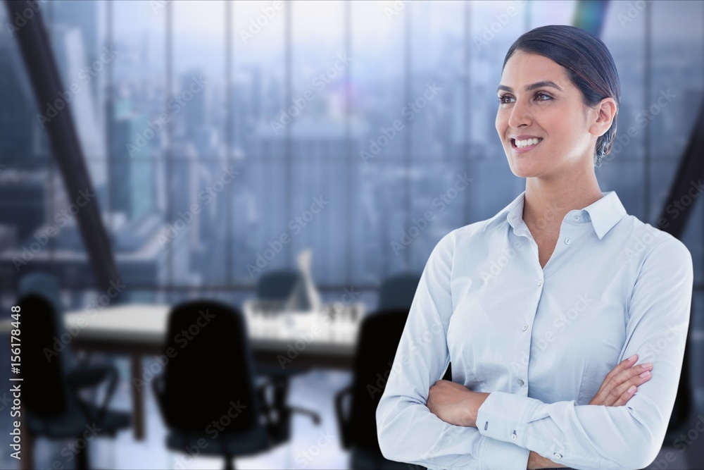 business woman in an office 